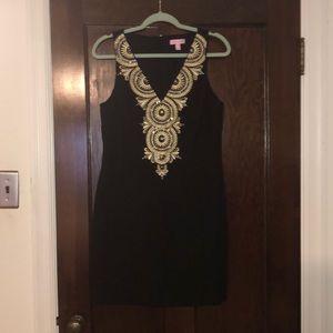 EUC Lilly Pulitzer Gabby Shift in Onyx Sz. 10